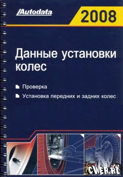 Данные установки колес 2008