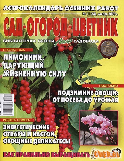 Сад-огород-цветник №11 (ноябрь) 2008