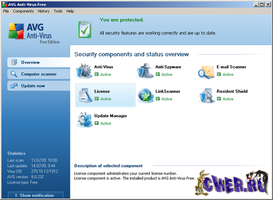 AVG Anti-Virus Free Edition 8.0.237 Build 1428