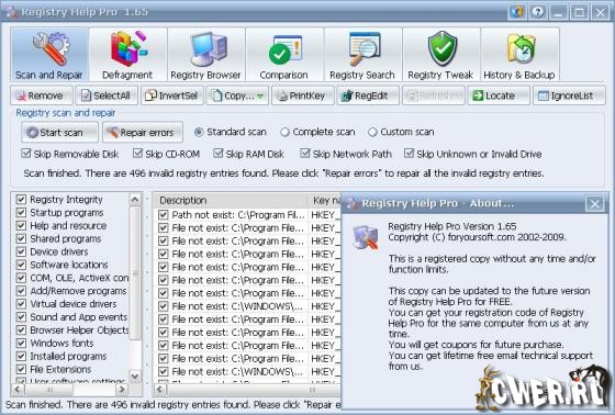 Registry Help Pro v1.65