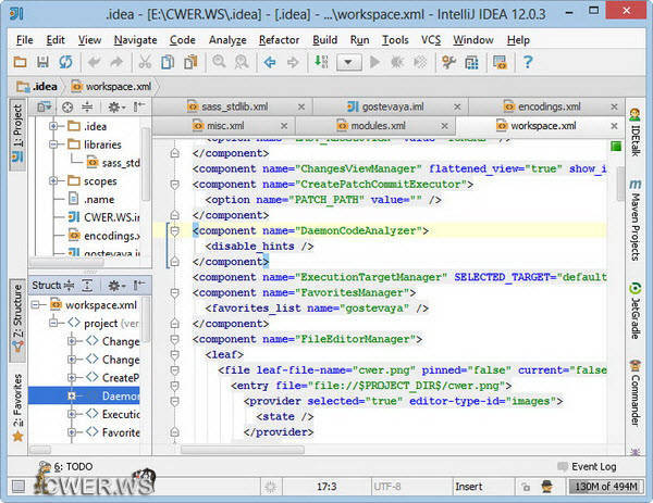 IntelliJ IDEA 12.0.3 Build 123.155 Ultimate Edition