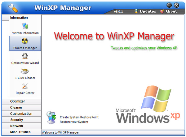 WinXP Manager