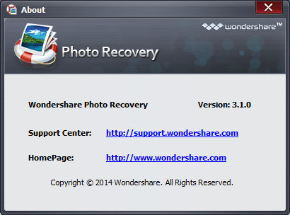 Wondershare Photo Recovery