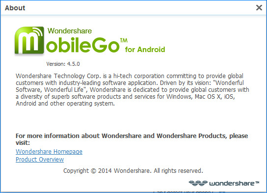 Wondershare MobileGo for Android