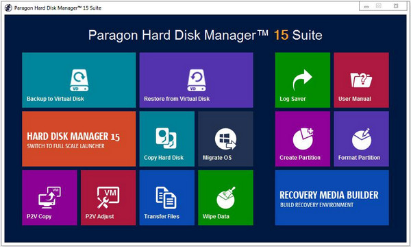 Paragon Hard Disk Manager 15