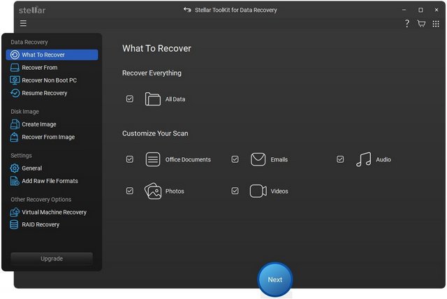 Stellar Data Recovery