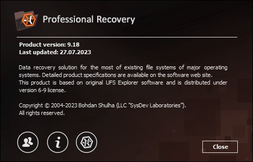 UFS Explorer Professional Recovery