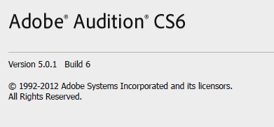 Adobe Audition CS6