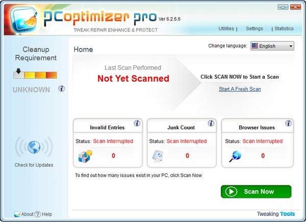 Portable PC Optimizer Pro 6.2.6.6