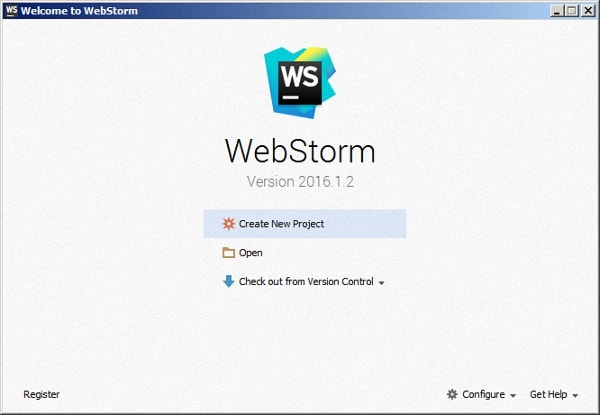 WebStorm 2016.1.2