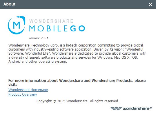 Wondershare MobileGo