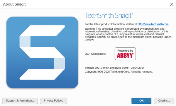 TechSmith SnagIt 2021.3.0 Build 9201