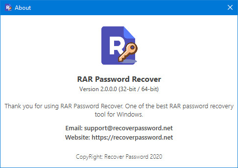 RAR Password Recover 2.0.0.0