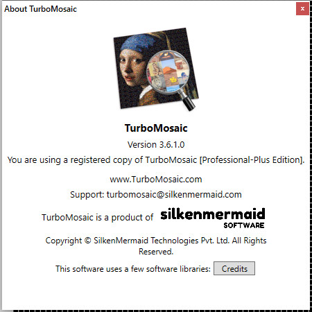 TurboMosaic 3.6.1.0 Home / Advanced / Professional / Professional-Plus Edition + Portable