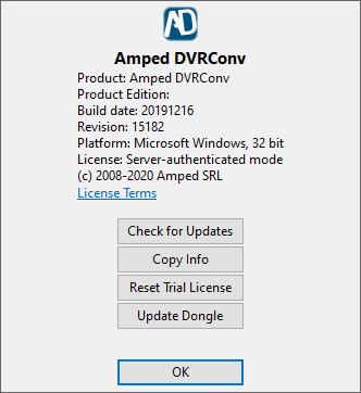 Amped DVRConv 2019 Buid 15182