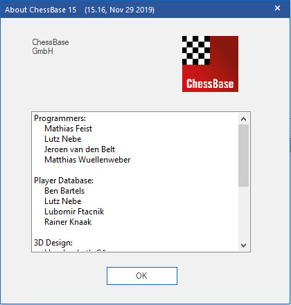 ChessBase 15.16 + Mega Database 2019