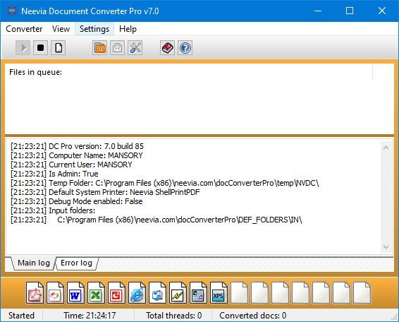 Neevia Document Converter Pro 7.0.0.87