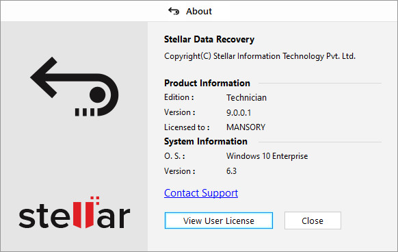 Stellar Data Recovery Technician 9.0.0.1