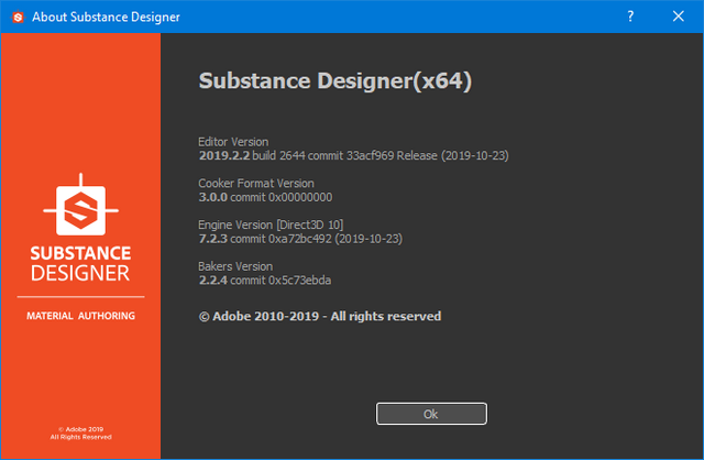 Allegorithmic Substance Designer 2019.2.2.2644