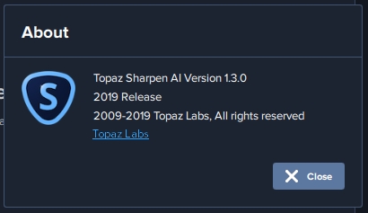 Topaz Sharpen AI 1.3.0