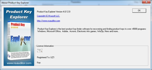 Nsasoft Product Key Explorer 4.0.12.0 + Portable