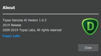 Topaz DeNoise AI 1.0.3