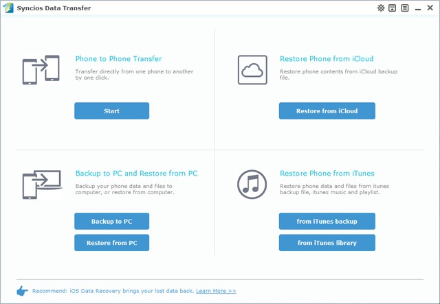 Anvsoft SynciOS Data Transfer 1.7.0