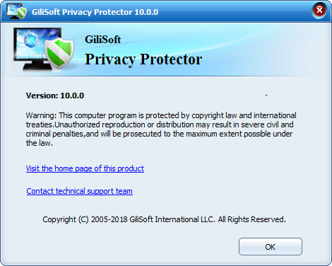 GiliSoft Privacy Protector 10.0