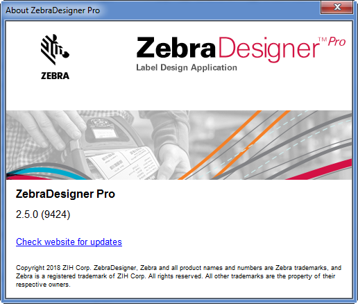 ZebraDesigner Pro 2.5.0 Build 9424