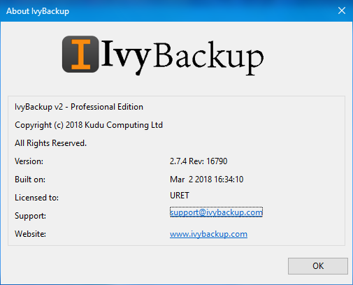 IvyBackup Professional