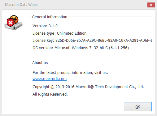 Macrorit Data Wiper 3.1.0 Unlimited Edition