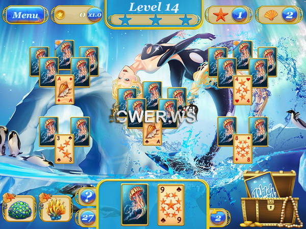 скриншот игры Maidens of the Ocean Solitaire