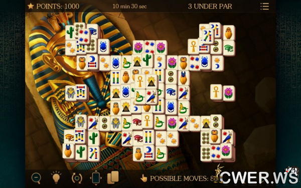 скриншот игры Art Mahjong Egypt: New Worlds