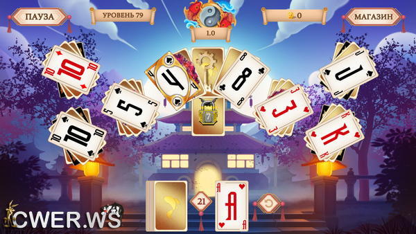 скриншот игры Samurai Solitaire: Threads of Fate