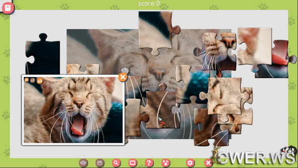 скриншот игры 1001 пазл. Милые коты 3