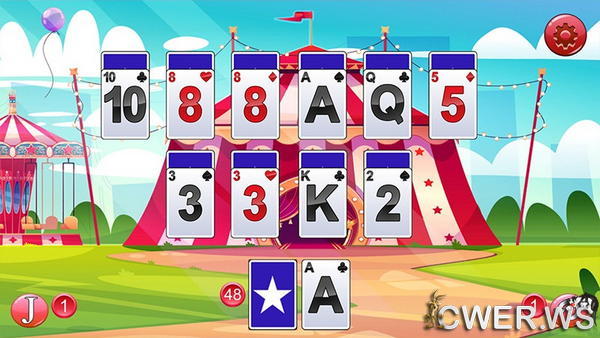 скриншот игры Big Top Solitaire