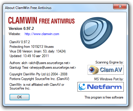 ClamWin Free Antivirus