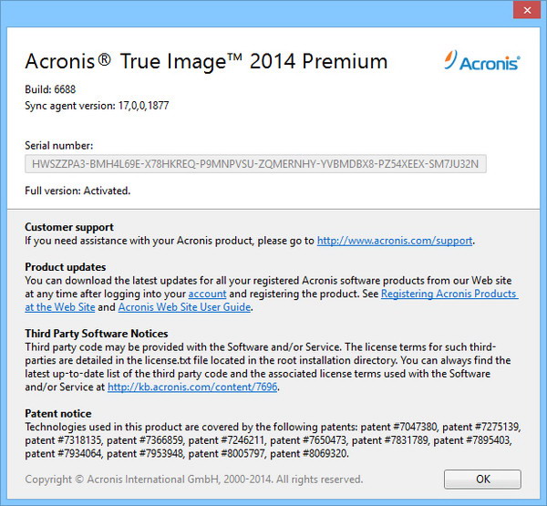 Acronis True Image 2014