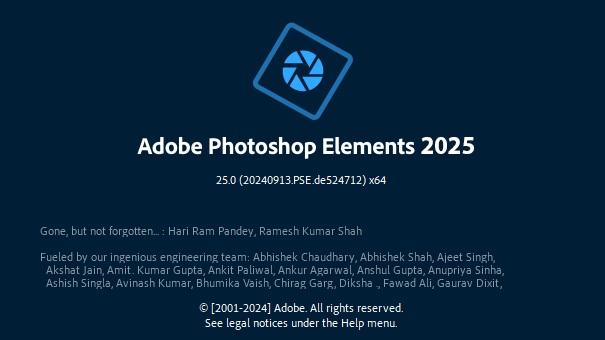 Adobe Photoshop Elements 2025