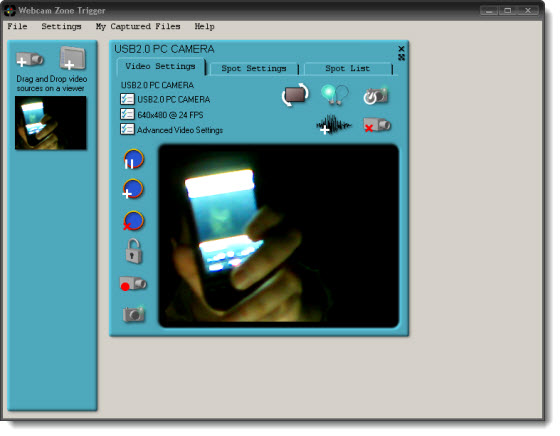 Webcam Zone Trigger Pro