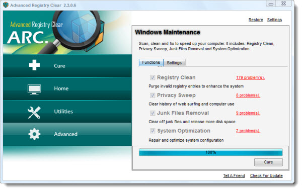 Advanced Registry Clear 2.3.0.6