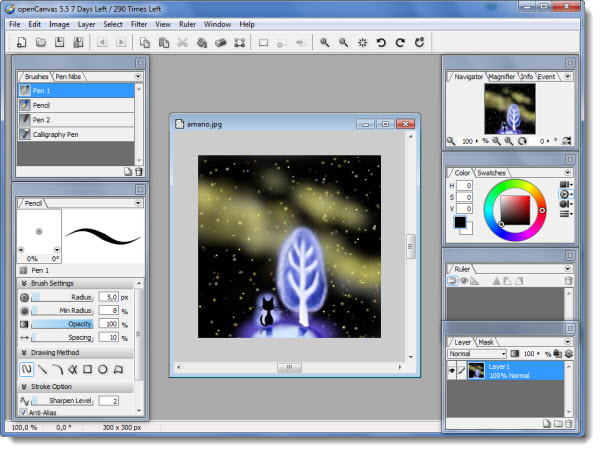 openCanvas 5.5.09