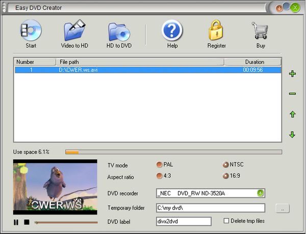 Easy DVD Creator 2