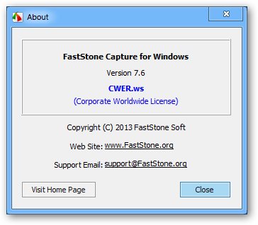 FastStone Capture 7.6 Final