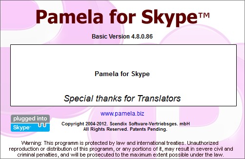 Pamela for Skype