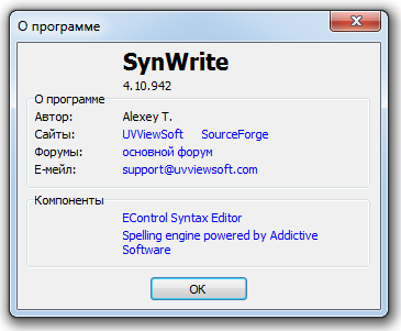 SynWrite Editor 4.10.942