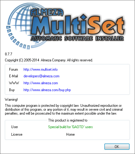 Almeza MultiSet Professional 8.7.7