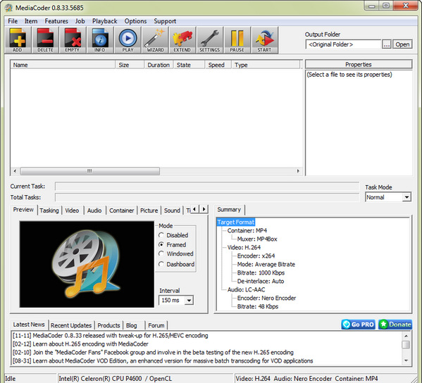 MediaCoder 0.8.33 Build 5685